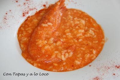 Arroz con gambones
