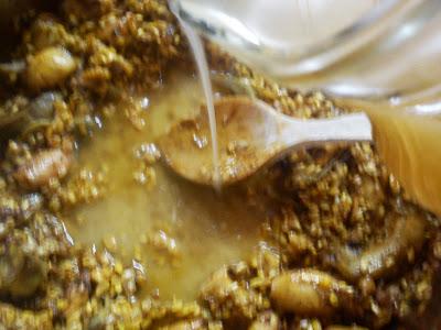 Arroz meloso de alcachofas y puntillas