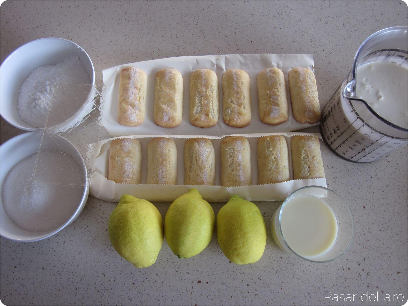 Tarta fría de limón