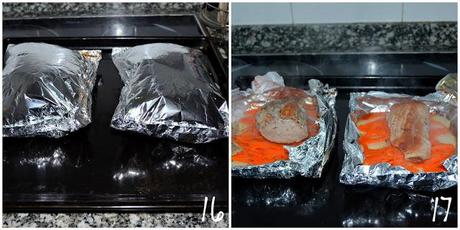 Solomillo de cerdo al papillote Solomillo de cerdo al papillote