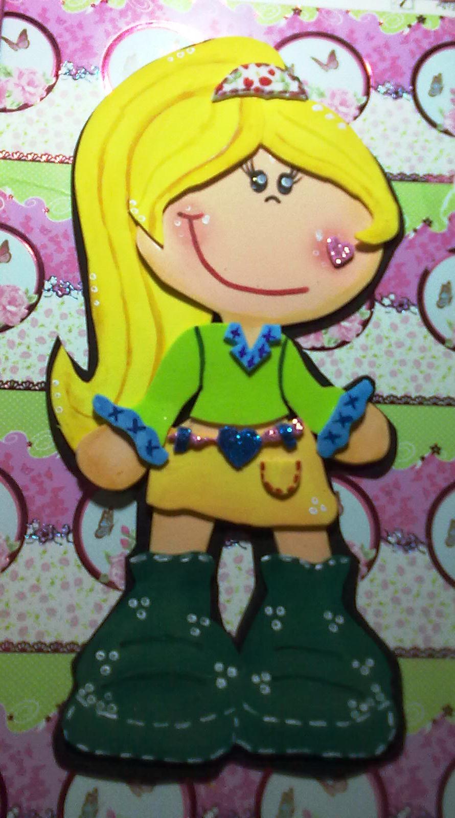 Caja Forrada con goma eva