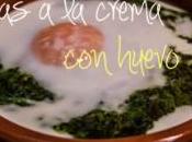 Cómo hacer niños coman verduras, espinacas crema huevo