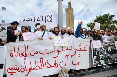 El salafismo sale a la calle durante la conmemoración de los atentados de Casablanca