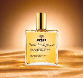 Huile Prodigieuse de  Nuxe.