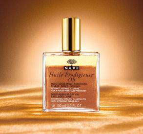 Huile Prodigieuse de  Nuxe.