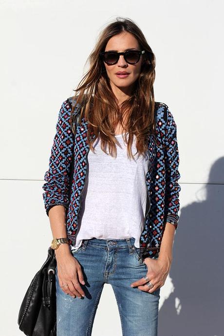 mirrored bomber jacket