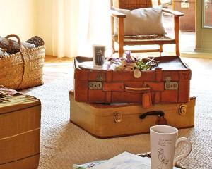 Decorar con maletas Vintage