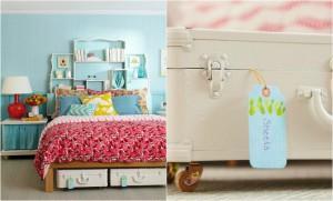 Decorar con maletas Vintage