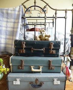 Decorar con maletas Vintage