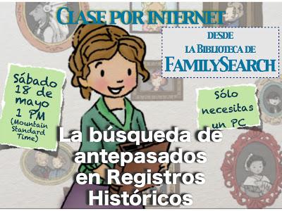 Clase de Genealogía online: FamilySearch