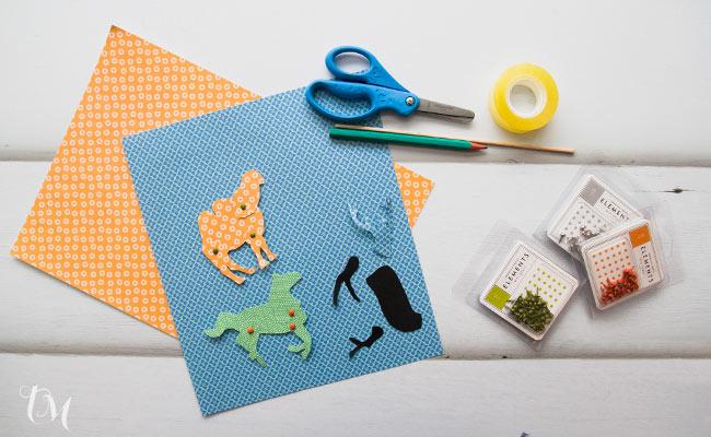 materiales para hacer animales con papel
