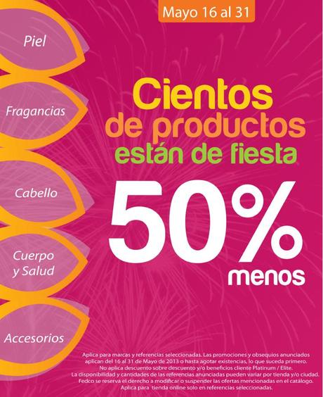 50% de descuento en Tiendas fedco FTDMayo