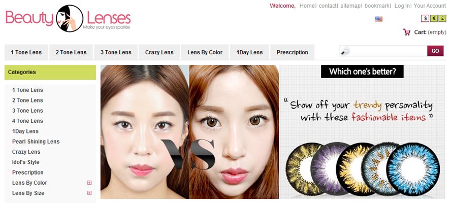 {RESEÑA} Brown Circle lenses on light eyes.