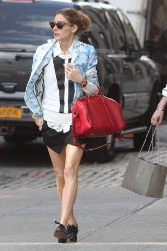 Olivia Palermo de nuevo viste de Zara. Consigue sus shorts