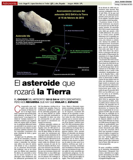 Zoco de Astronomía: Asteroides, meteoritos, cometas