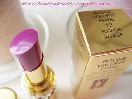 YSL - Rouge Volupté Shine 19 Fuchsia in Rage