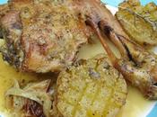 Cordero asado patatas