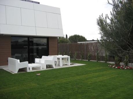 A-cero presenta la vivienda piloto de La Finca Las Marías ya ajardinada