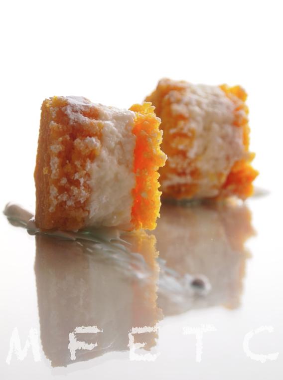 PASTEL DE ZANAHORIAS Y MOUSSE DE QUESO