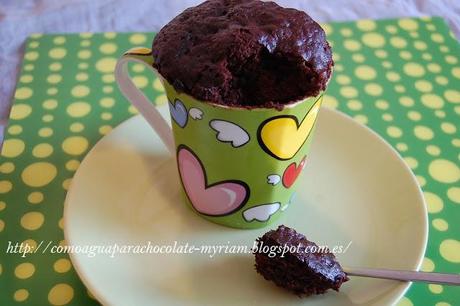 BROWNIE DE CHOCOLATE EN TAZA EN 5 MINUTOS.