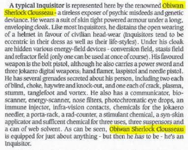 Inquisidor Obiwan Sherlock Closseau