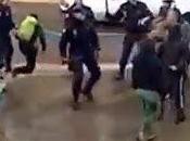 Violenta agresión policial estudiantes Salamanca