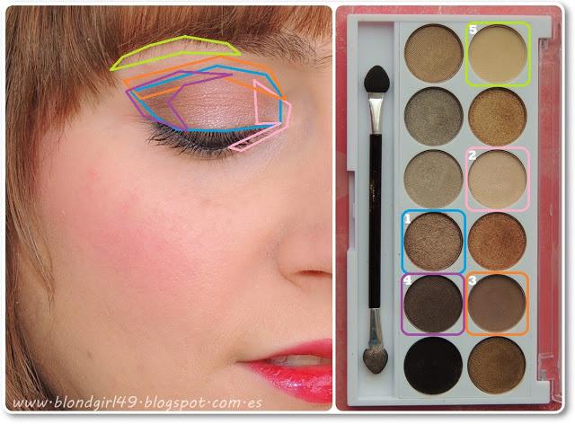 Look de maquillaje natural con paleta MUA