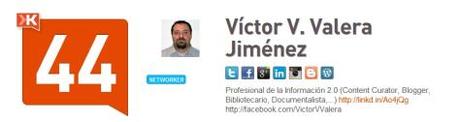 Mi nivel en Klout, mayo 2012