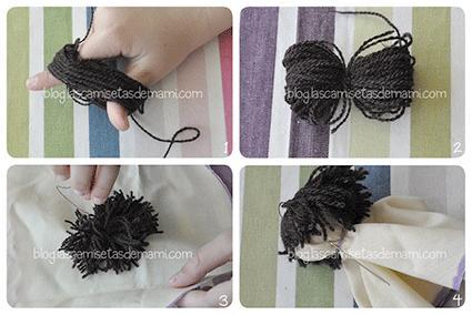 Una muñeca hecha con un chupa chups chupa chups