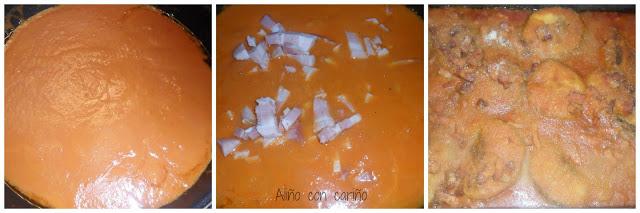 MERLUZA EN SALSA DE VIEIRA