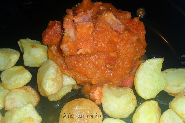 MERLUZA EN SALSA DE VIEIRA