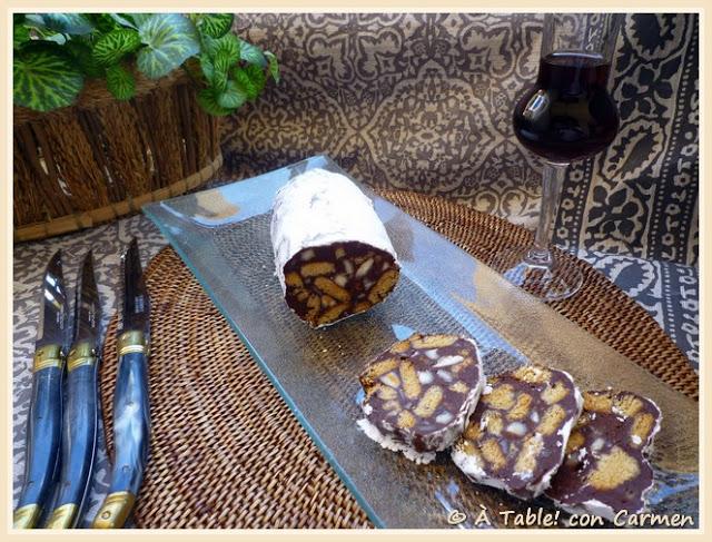 Salchichón de Chocolate