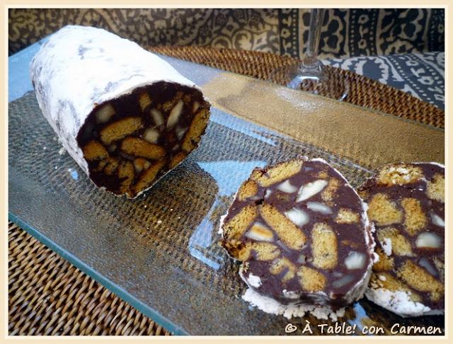 Salchichón de Chocolate