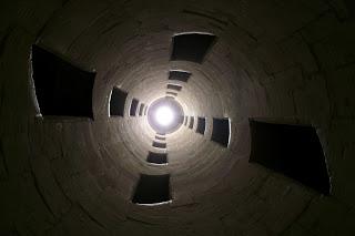 Escalera del castillo de Chambord