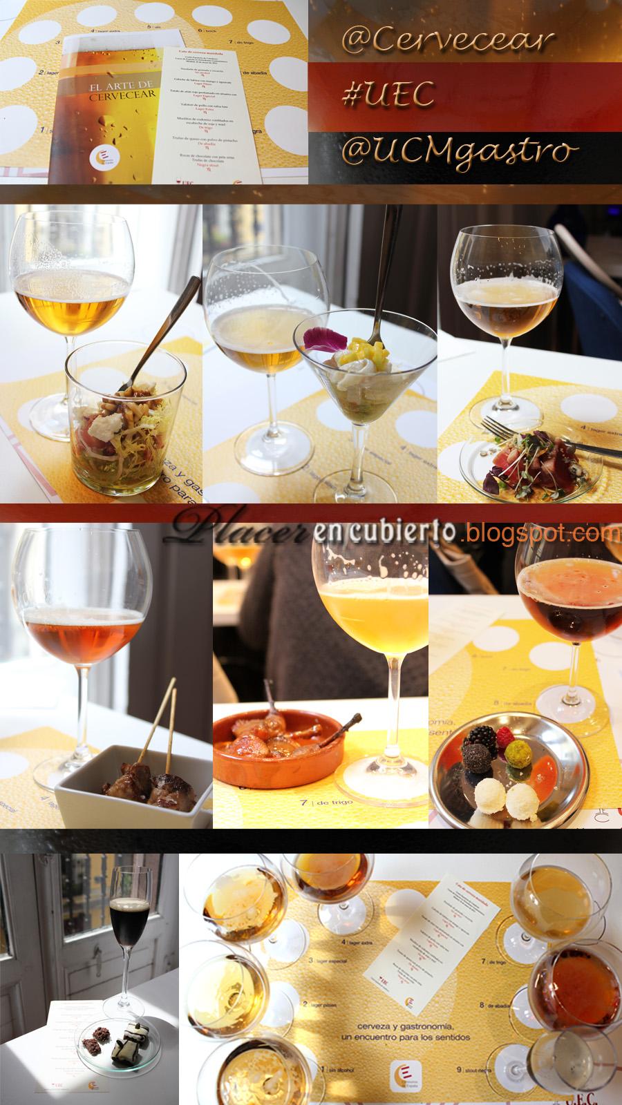 Cata ciega de cerveza maridada, ofrecida por Cerveceros de España