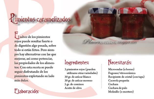Pimientos caramelizados
