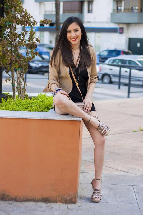 Black Short BodySuite