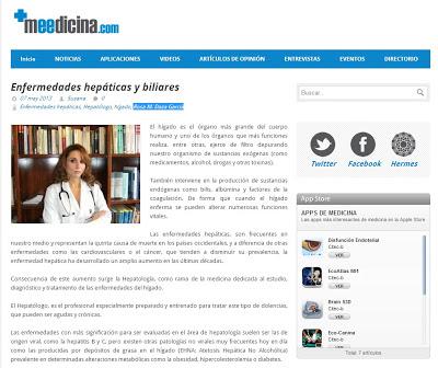 Conoce a nuestros  equipo médico. La Dra. Rosa M. Daza García habla sobre enfermedades hepáticas y biliares en MEEDICINA.COM