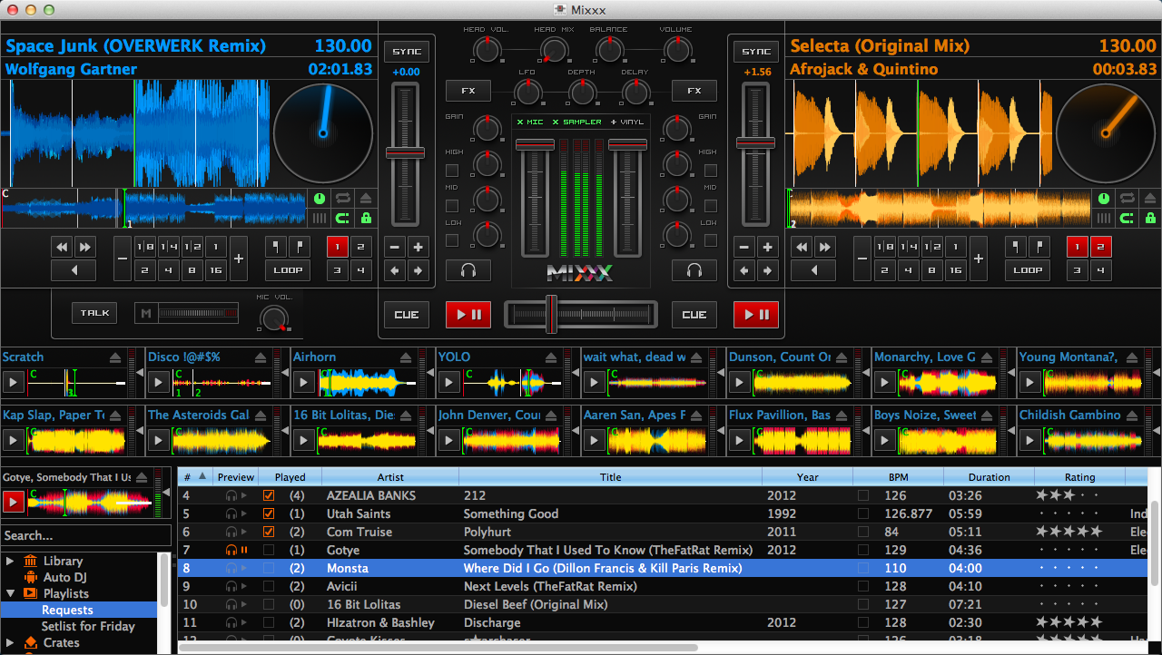 Mixxx 1.11.0 Deere SampleGrid Cropped Mixxx 1.11.0 Is Here! La alternativa libre a Traktor