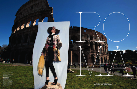 Moda en Roma à la Oliviero Toscani