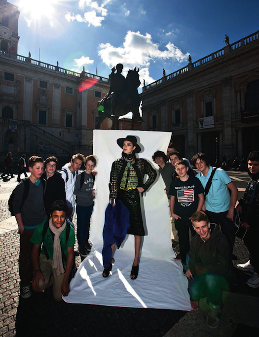 Moda en Roma à la Oliviero Toscani