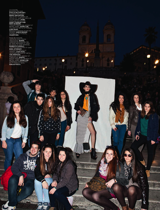 Moda en Roma à la Oliviero Toscani