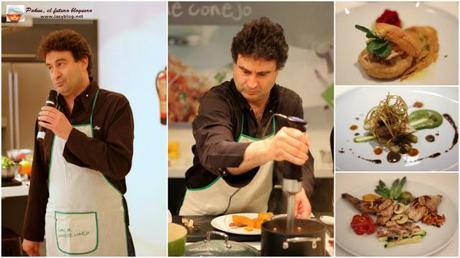 Risotto de conejo y hongos y una tarde con Pepe Rodríguez de Master Chef