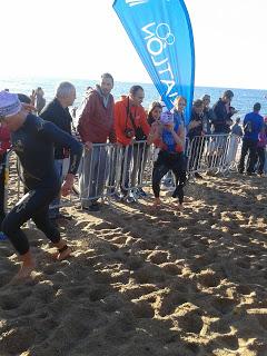 Voluntarios de la Half Challenge Calella