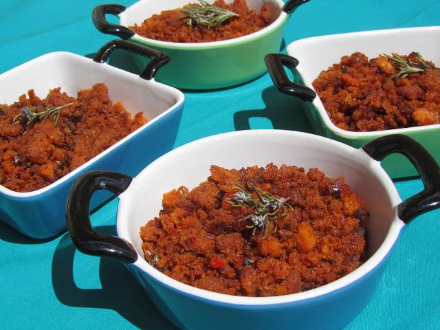 Migas con picadillo