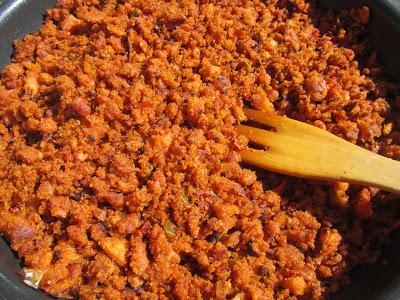 Migas con picadillo