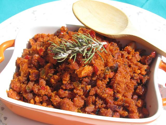 Migas con picadillo