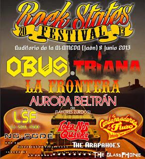 Obús, Triana, La Frontera y Aurora Beltrán en el Rock States Festival jienense