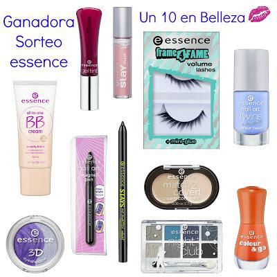 Ganadora Sorteo Novedades de essence