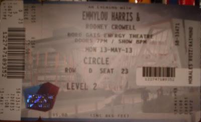 Emmylou Harris & Rodney Crowell - Bord Gais Energy Theatre (Dublin) - 13/05/2013